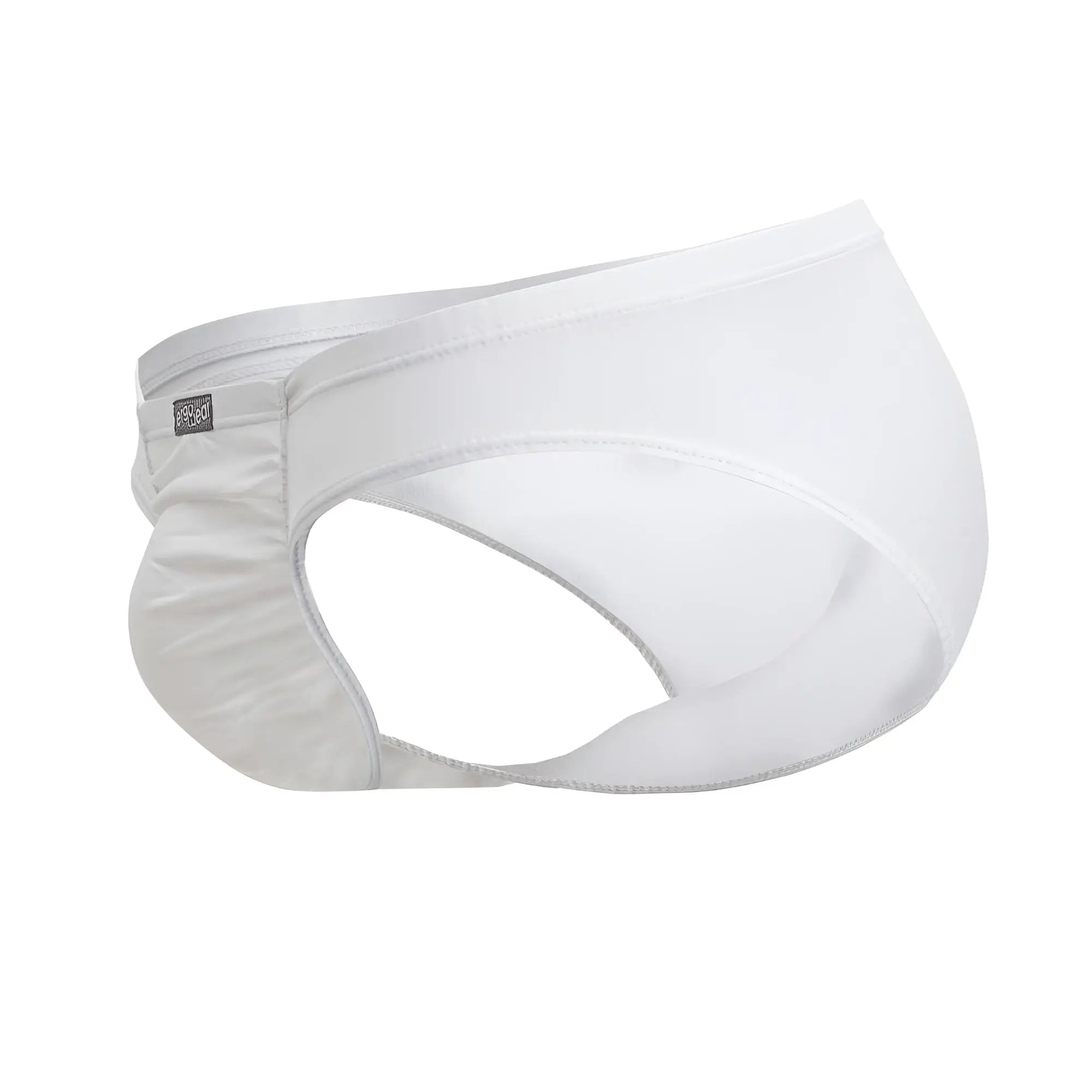 Ergo wear ew1735 feel gr8 cotton bikini white men’s briefs with smooth seamless design and subtle edge stitching