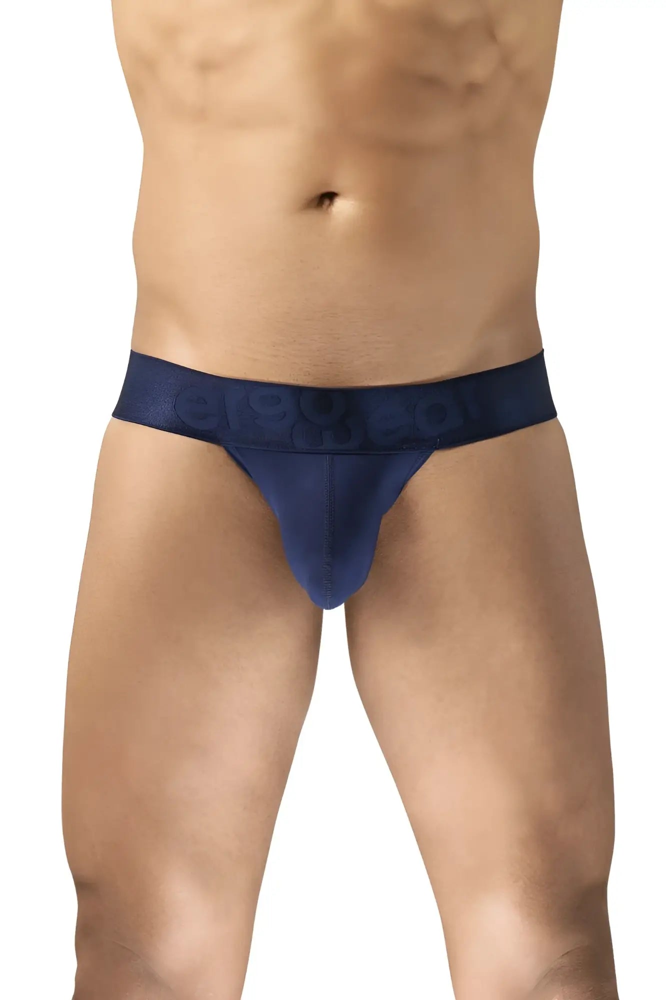 Ergo wear ew1739 max bold bikini navy blue athletic briefs with smooth stretchable fabric and subtle logo waistband
