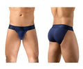 Navy blue ergowear ew1739 max bold bikini briefs with smooth form fitting fabric and contoured design