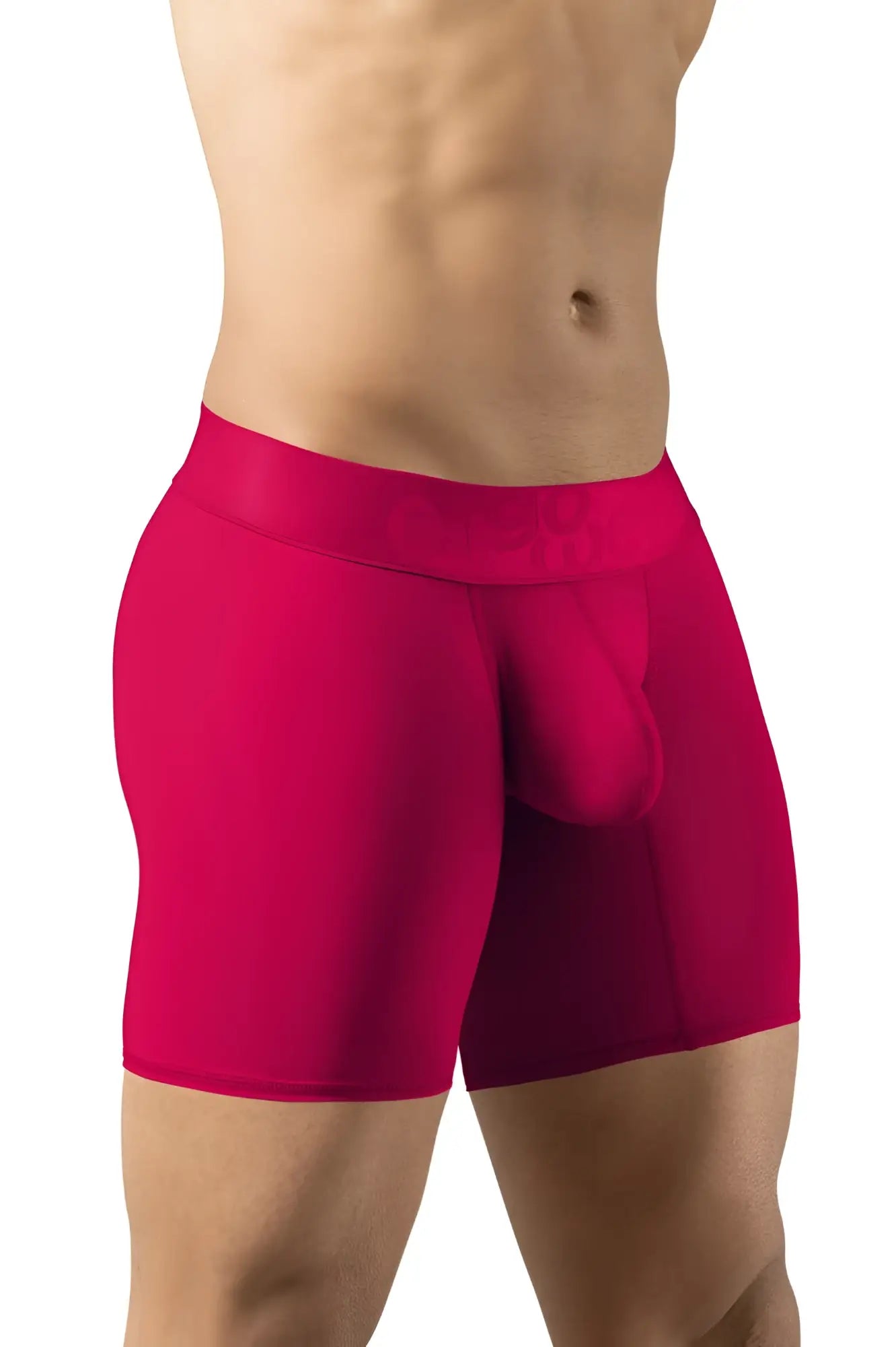 Ergowear ew1745 max bold bright red men’s boxer briefs with smooth stretchy fabric and contoured pouch design