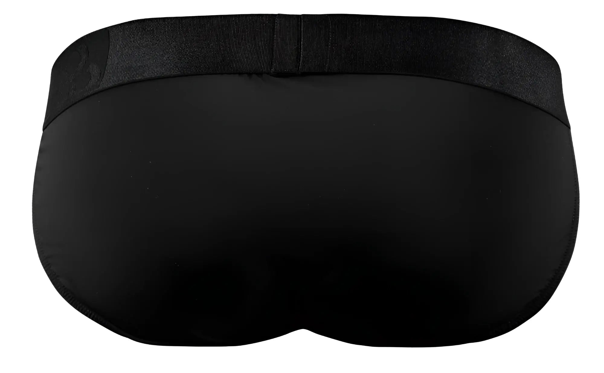 Black ergoWear ew1747 max bold bikini briefs with smooth seamless fabric and textured elastic waistband