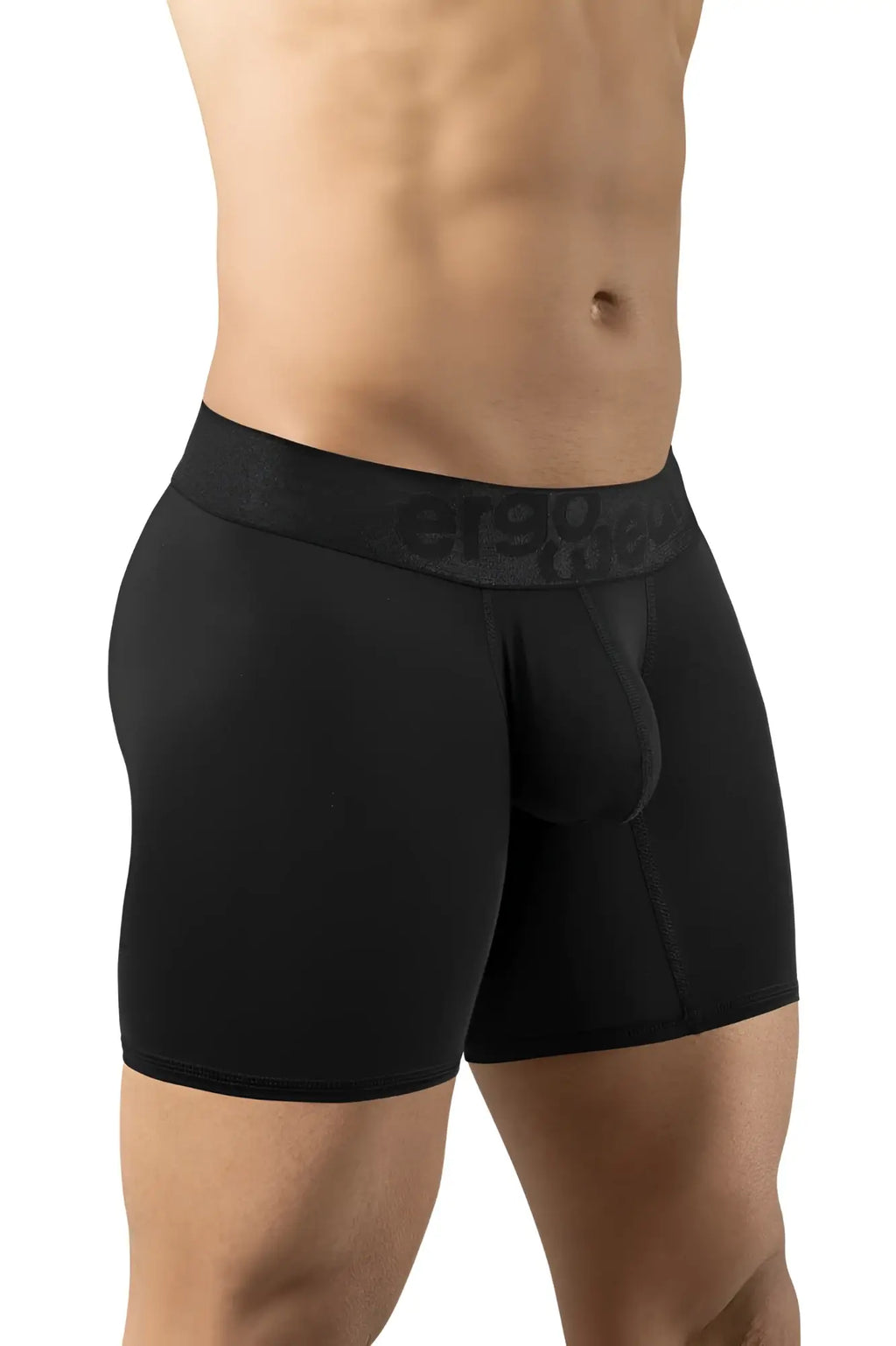 Black ergo wear ew1749 max bold boxer briefs with a textured etsy logo waistband in dark gray