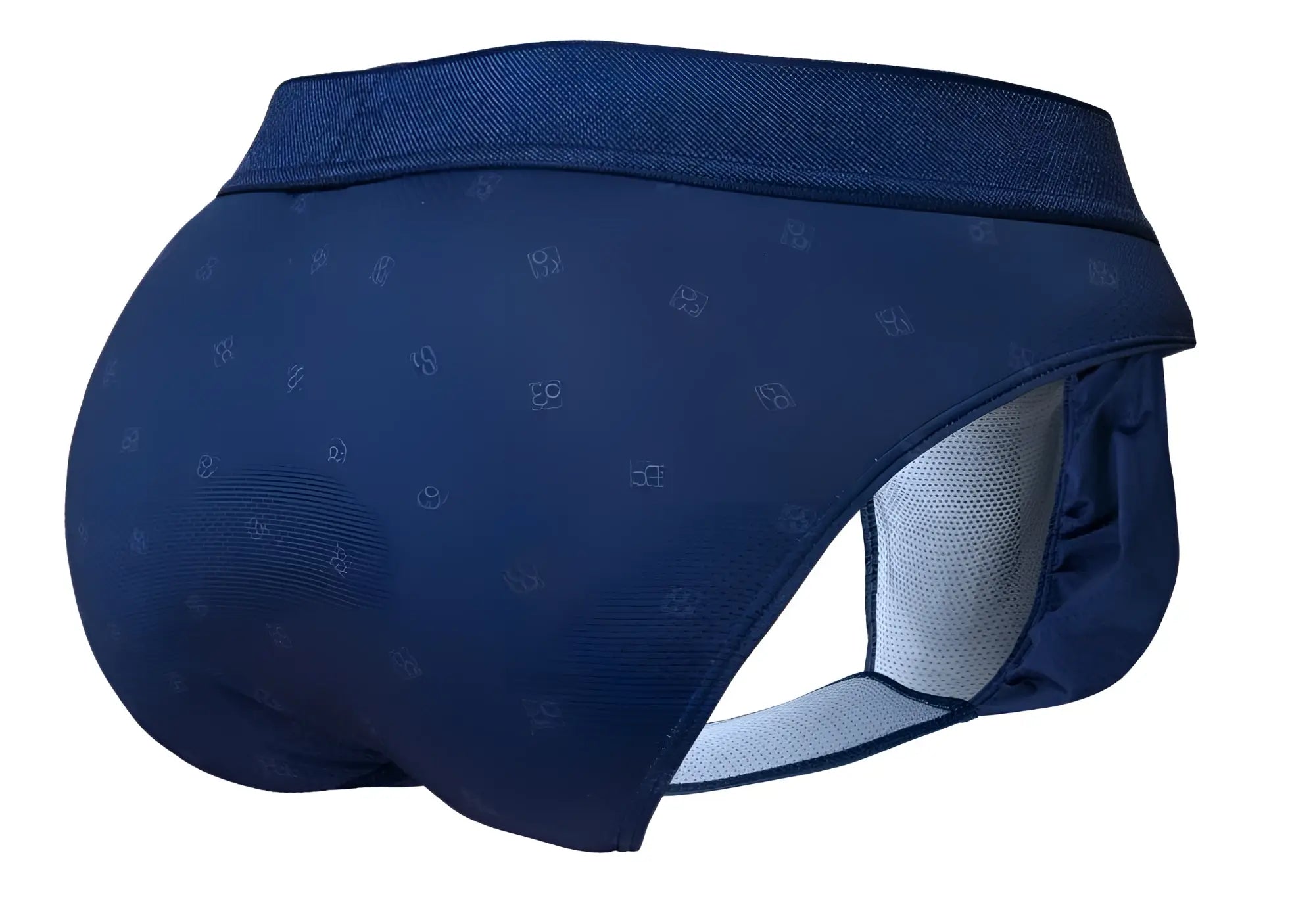Ergowear ew1751 feel se briefs in navy blue with subtle pattern and white mesh lining for comfortable wear