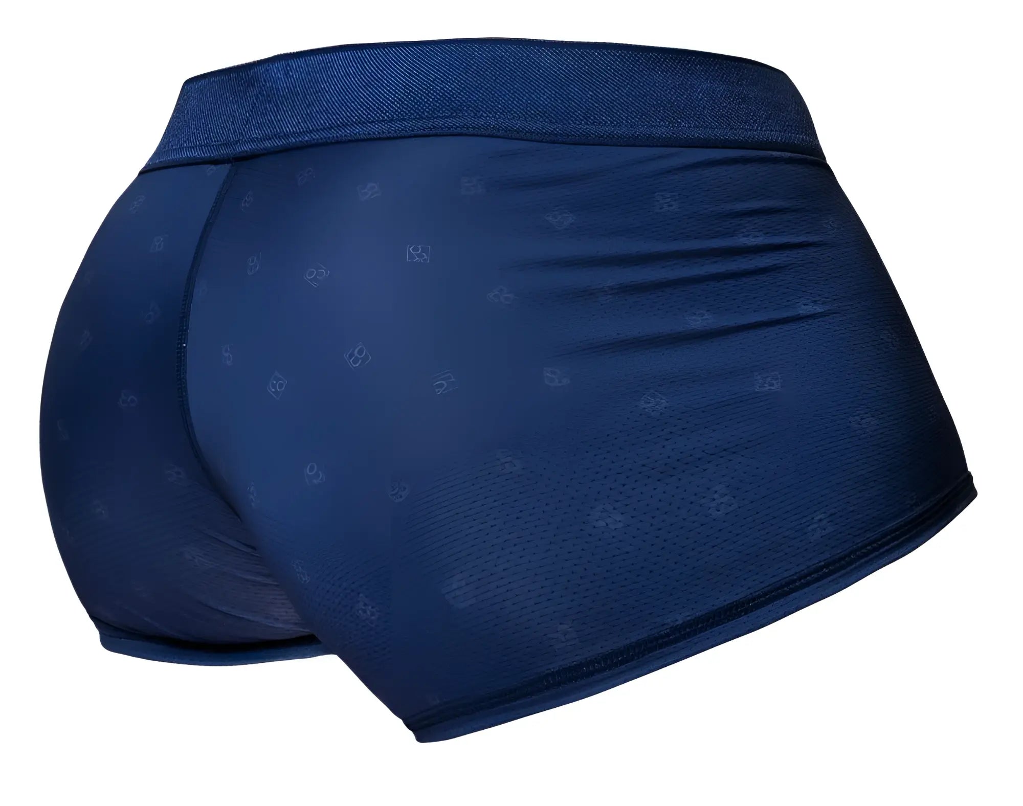 Dark blue ergoWear ew1752 feel se trunks with subtle repeating logo pattern ideal for athletic use