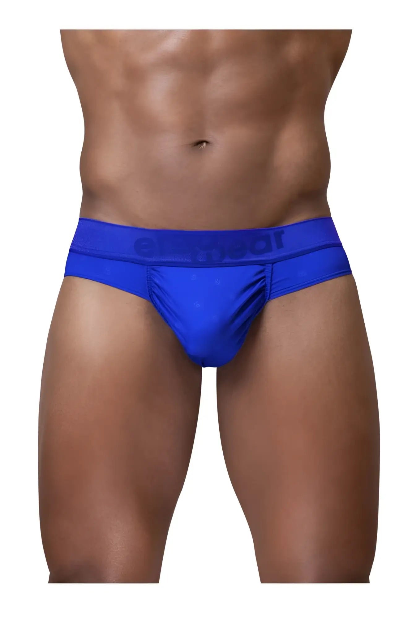 Bright blue ergoWear EW1754 feel SE thongs with a snug fit and elementar branded waistband in royal blue color