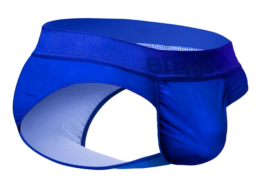 ErgoWear EW1755 FEEL SE briefs in royal blue with elastic waistband and breathable mesh interior for athletic use