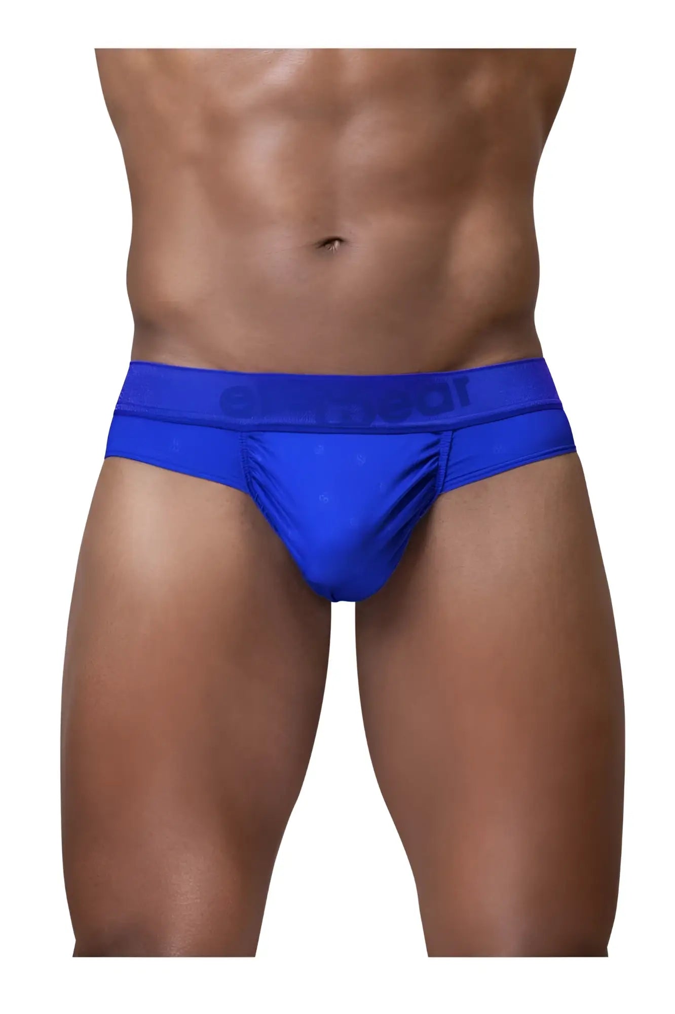 Bright blue ergo wear ew1755 feel se briefs with smooth stretchy fabric and elastic waistband featuring brand name