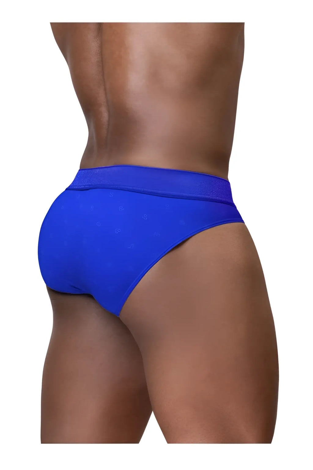 Ergowear ew1755 feel se men’s briefs in royal blue with subtle textured pattern and elastic waistband