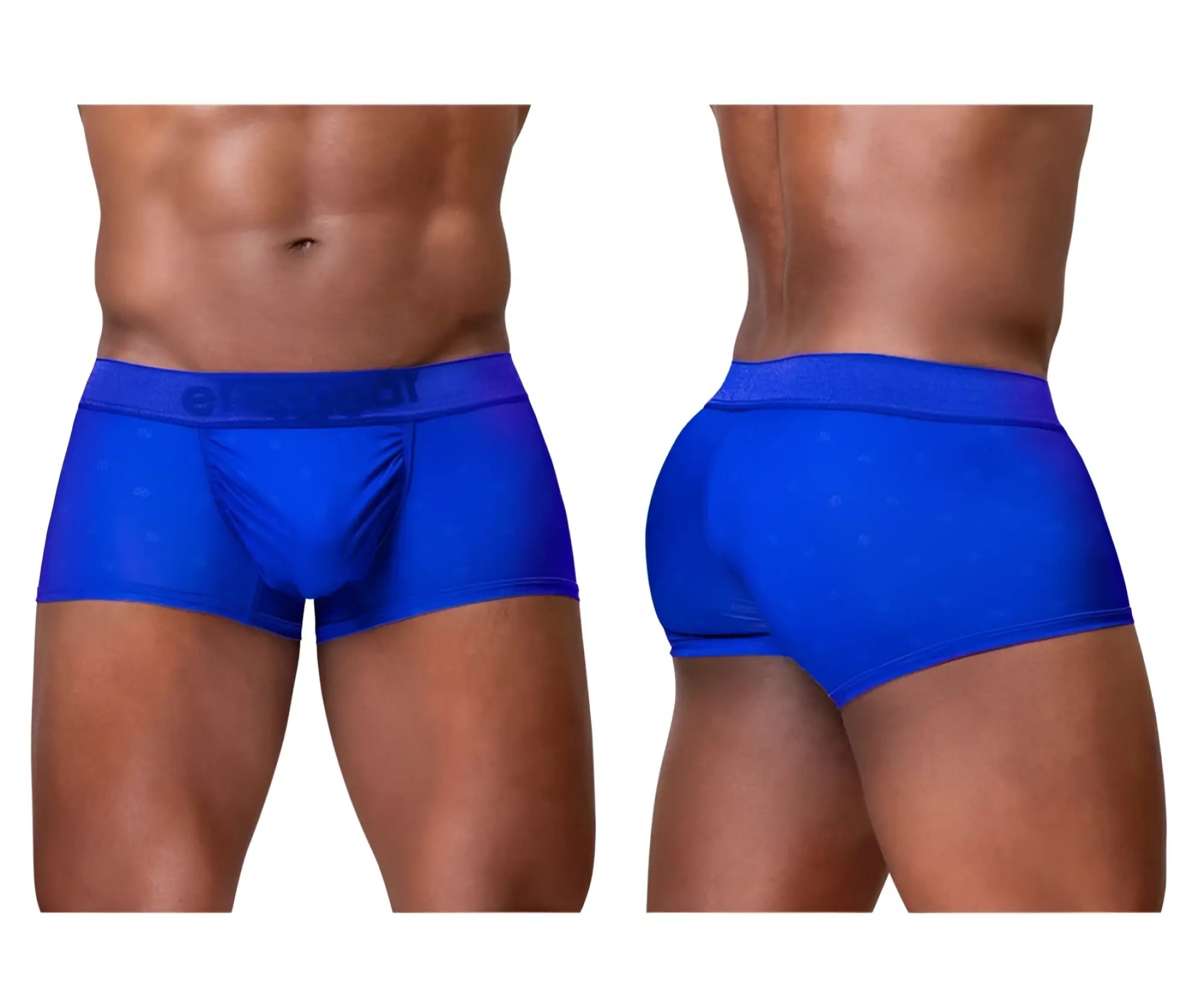 Vibrant royal blue ergo wear ew1756 feel se men’s briefs with subtle textured pattern and elastic waistband