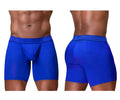 Ergowear ew1757 feel se men’s royal blue boxer briefs with subtle dotted pattern and snug form-fitting design