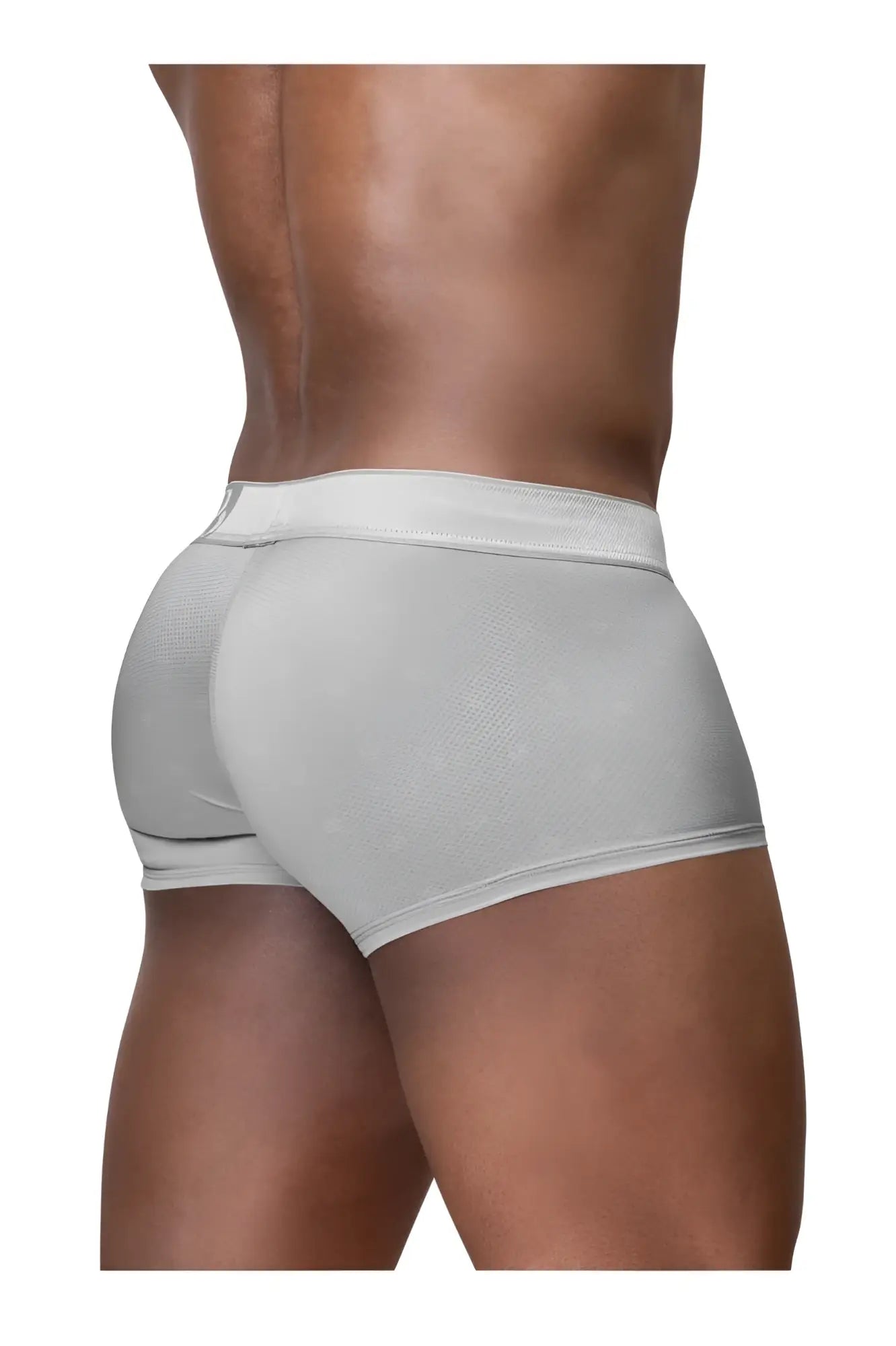 Gray ergo wear ew1760 feel se athletic briefs with smooth form-fitting design and elastic waistband in silver