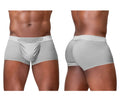 Light gray men’s briefs with subtle element logo on waistband from ergowear ew1760 feel se trunks color silver