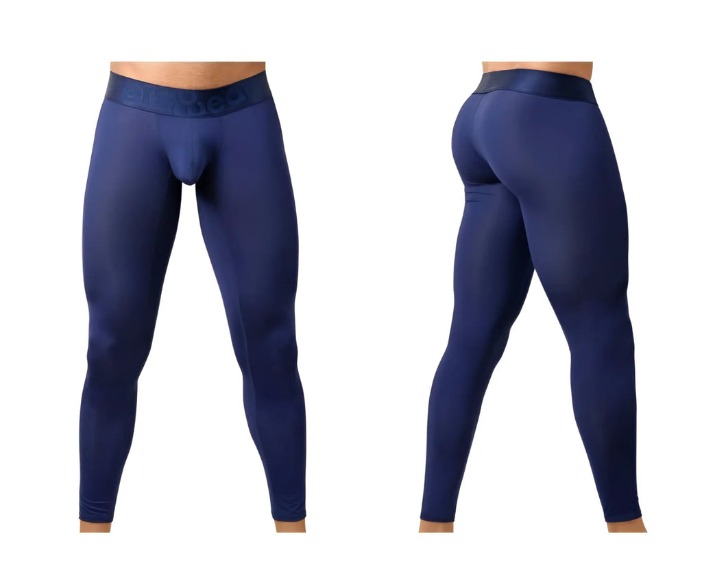Men’s navy blue ergowear ew1782 max bold compression tights with elastic waistband and subtle branding