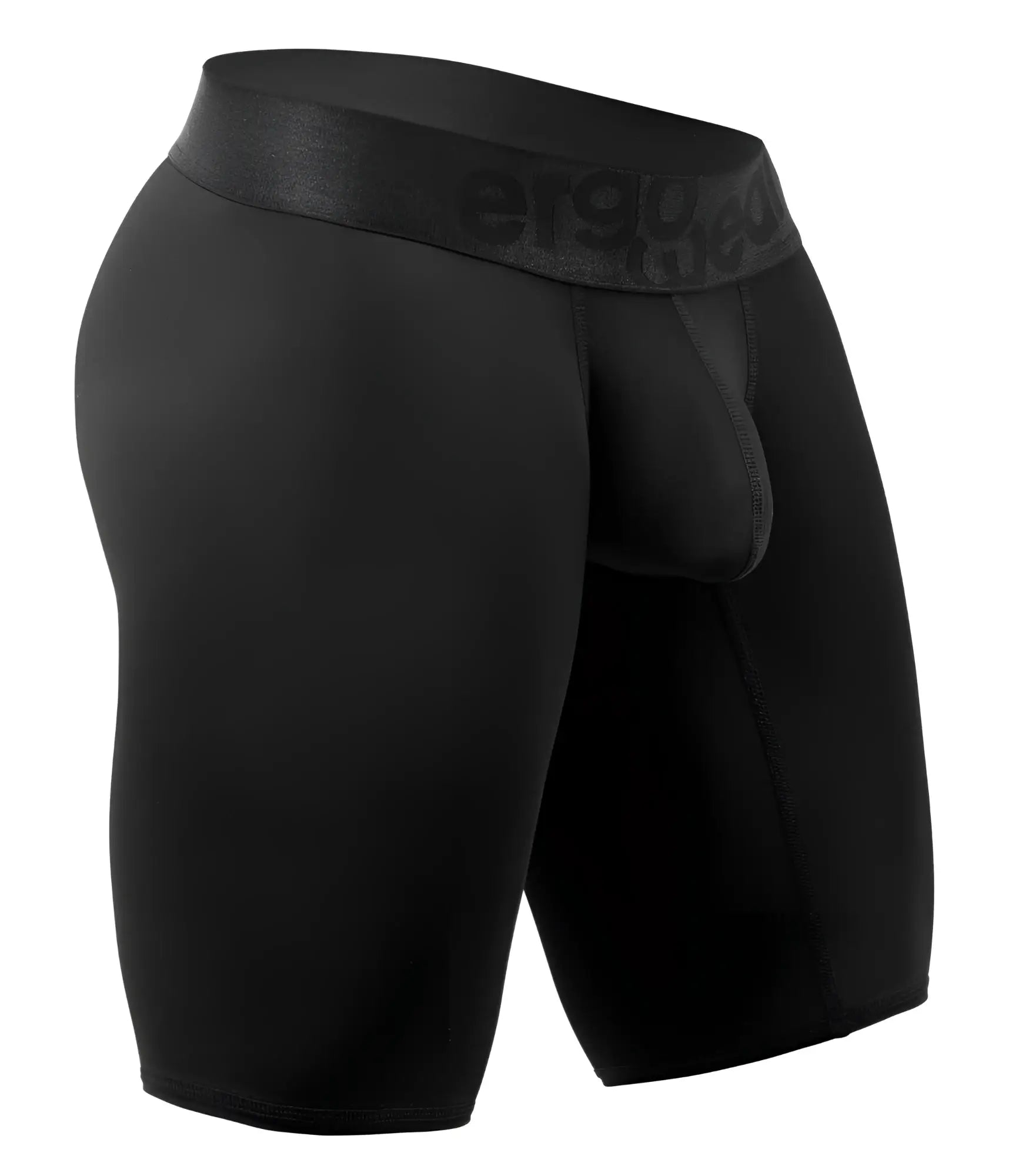 Black ergowear ew1783 max bold ergonomic boxer briefs with subtle textured waistband for athletic use