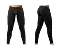 Ergowear ew1784 max bold black compression tights with smooth stretchy fabric and subtle waistband logo