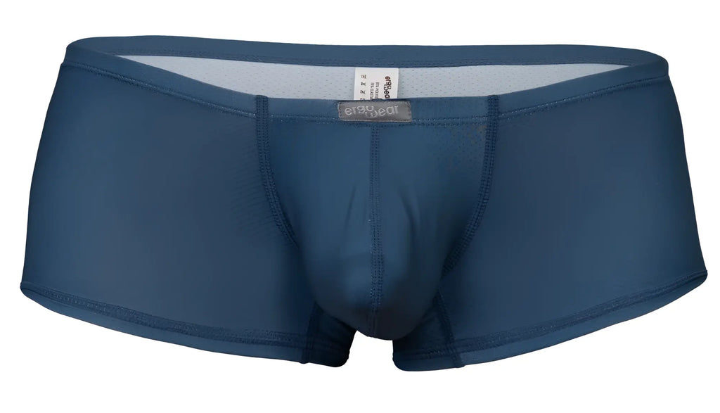 ErgoWear ew1799 x4d se men’s sea blue briefs with subtle textured fabric and contrasting light gray inner lining