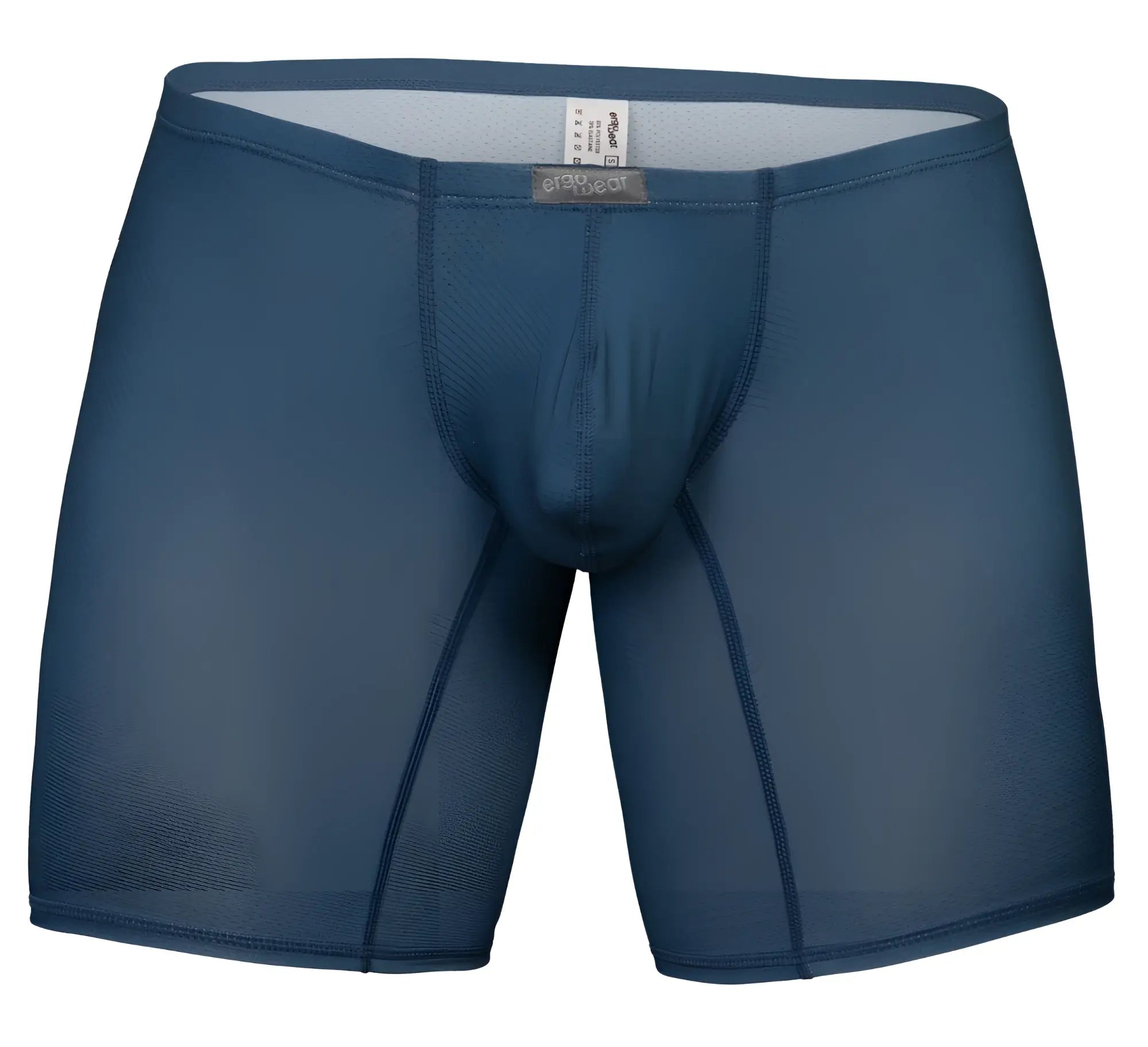 Dark blue ergoWear ew1800 x4d se boxer briefs with smooth stretchy fabric and reinforced seams for comfort