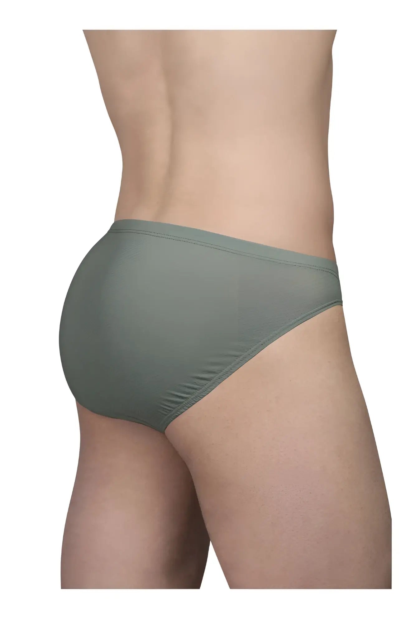 Olive green ergo wear ew1802 x4d se bikini briefs made of smooth stretchy fabric with a snug fit