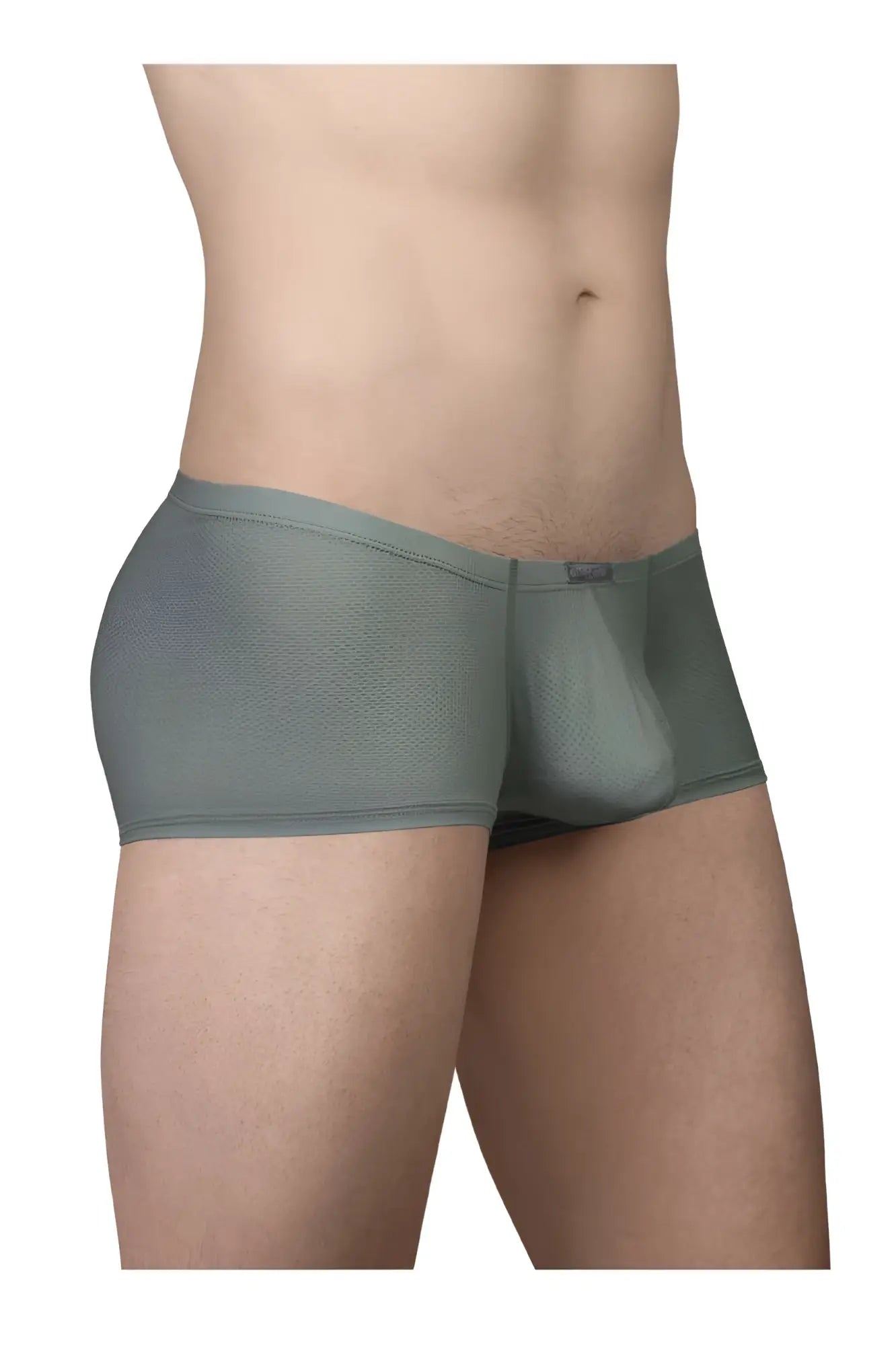 Ergowear ew1803 x4d se olive green trunks with gray mesh fabric and a supportive contoured design