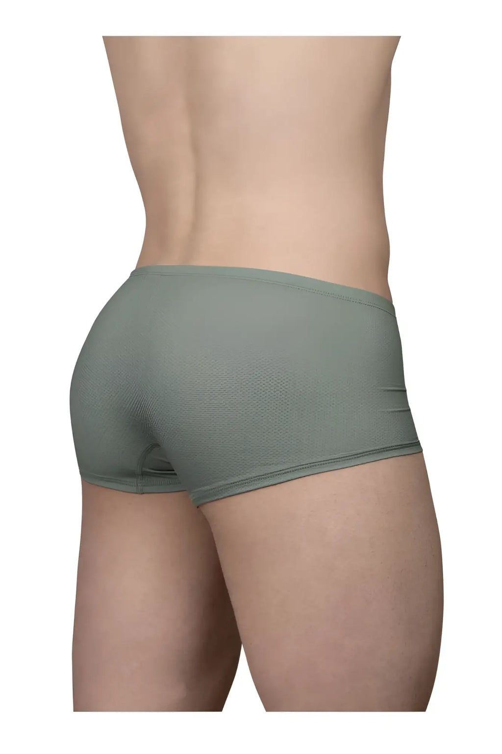 A sleek olive green ergoWear ew1803 x4d se trunk with smooth form-fitting fabric and subtle side seams