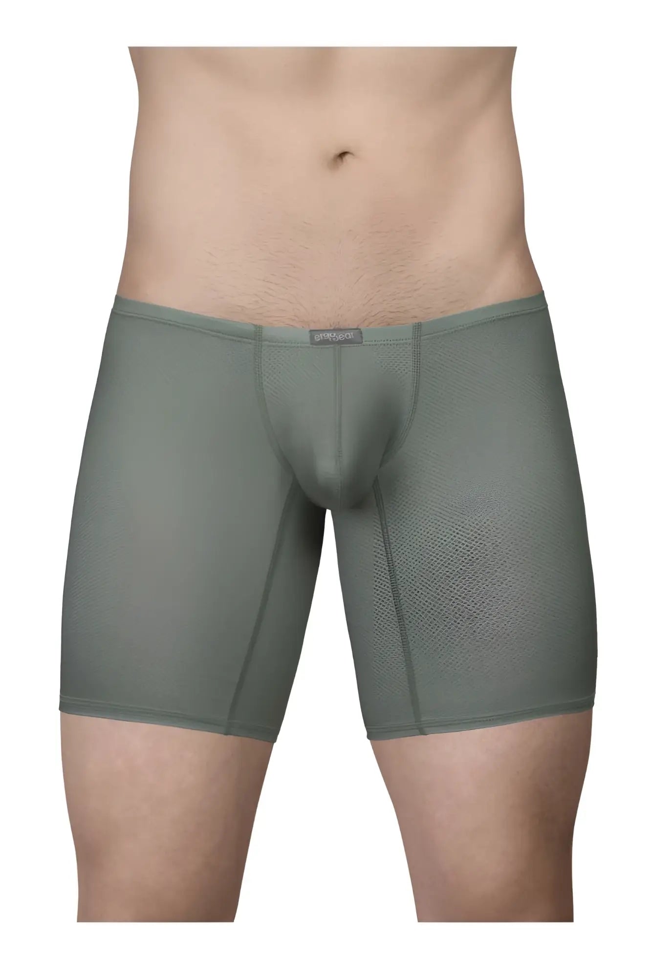 Olive green ergoWear ew1804 x4d se boxer briefs with contoured design and elastic waistband for comfort