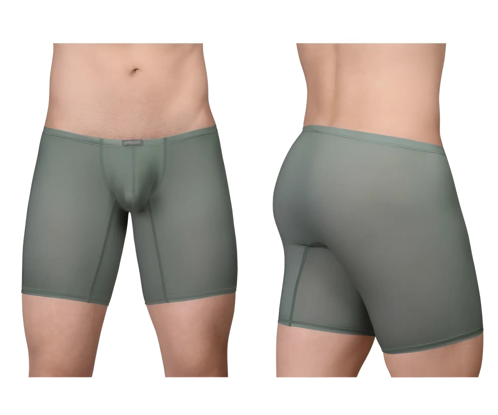 Ergowear ew1804 x4d se olive green seamless boxer briefs with contoured design and reinforced stitching