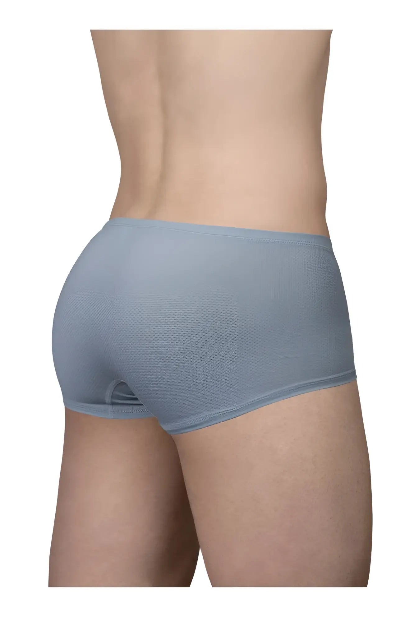 ErgoWear EW1807 X4D SE stone blue form-fitting briefs with subtle textured pattern for comfortable support