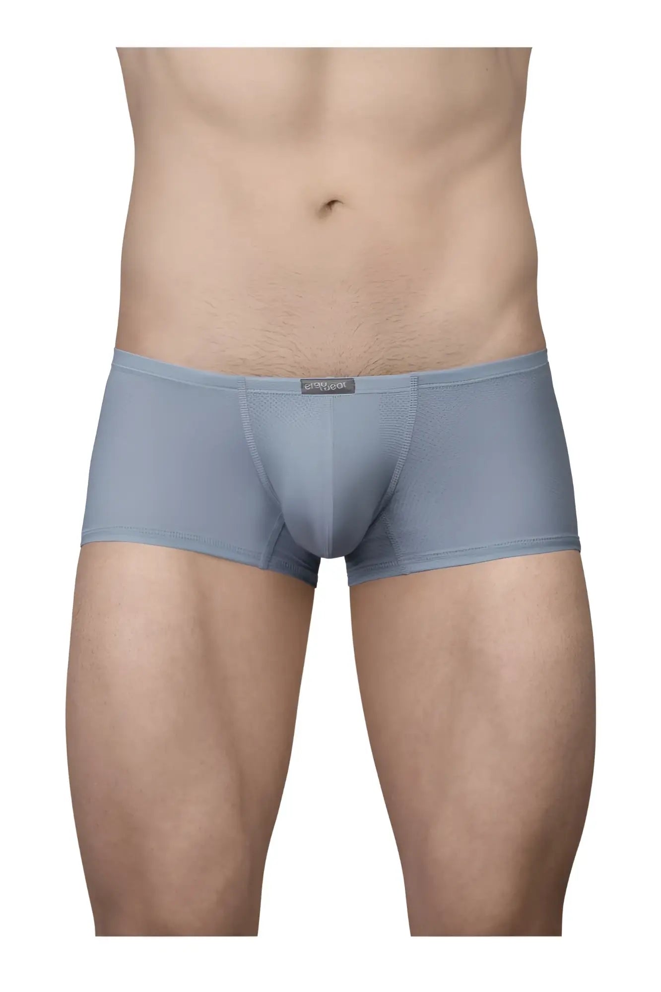 Ergowear ew1807 x4d se trunks men’s brief in stone blue with a sleek smooth form fitting design and subtle texture