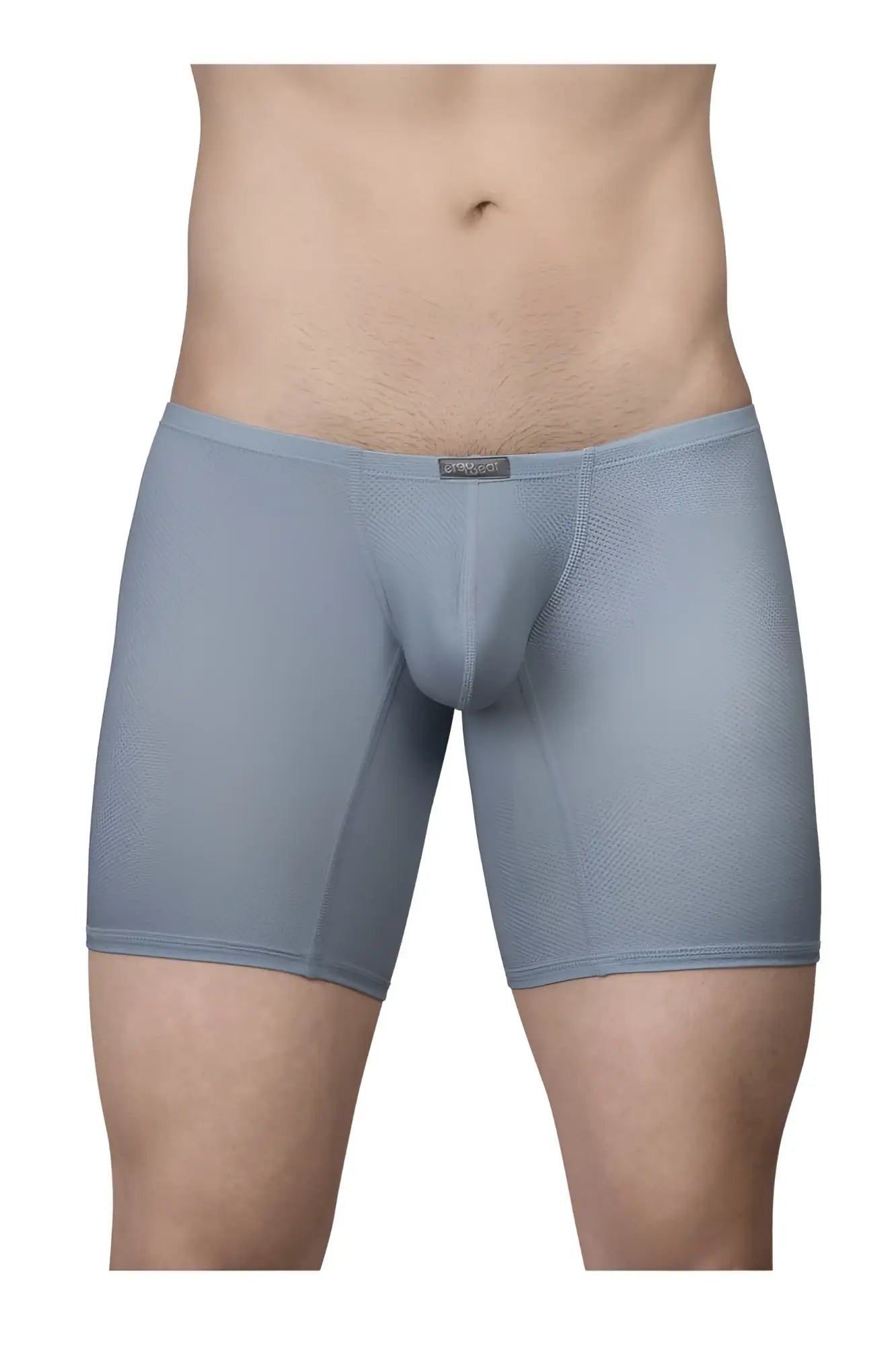 Ergowear ew1808 x4d se boxer briefs in stone blue feature textured fabric and a snug form-fitting design