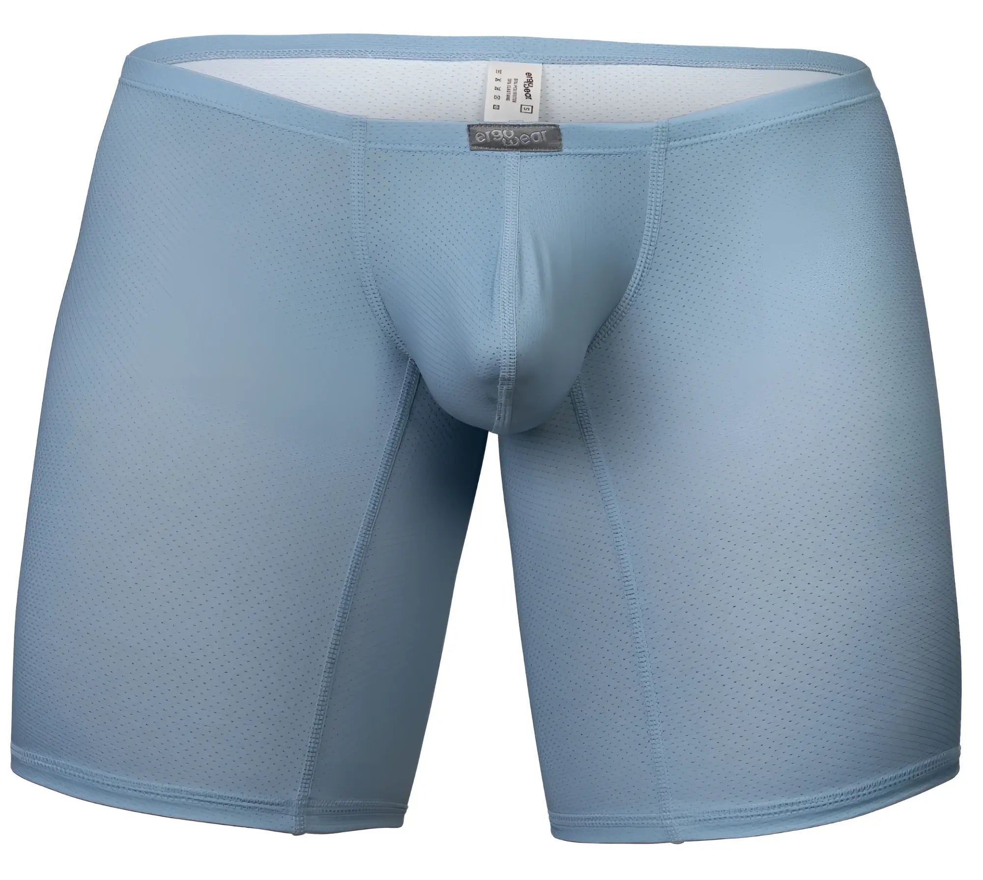 Ergowear ew1808 x4d se stone blue breathable mesh boxer briefs with supportive design and branded tag