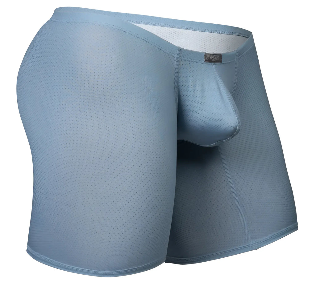 Ergo wear ew1808 x4d se boxer briefs in stone blue light breathable mesh with supportive pouch design for men