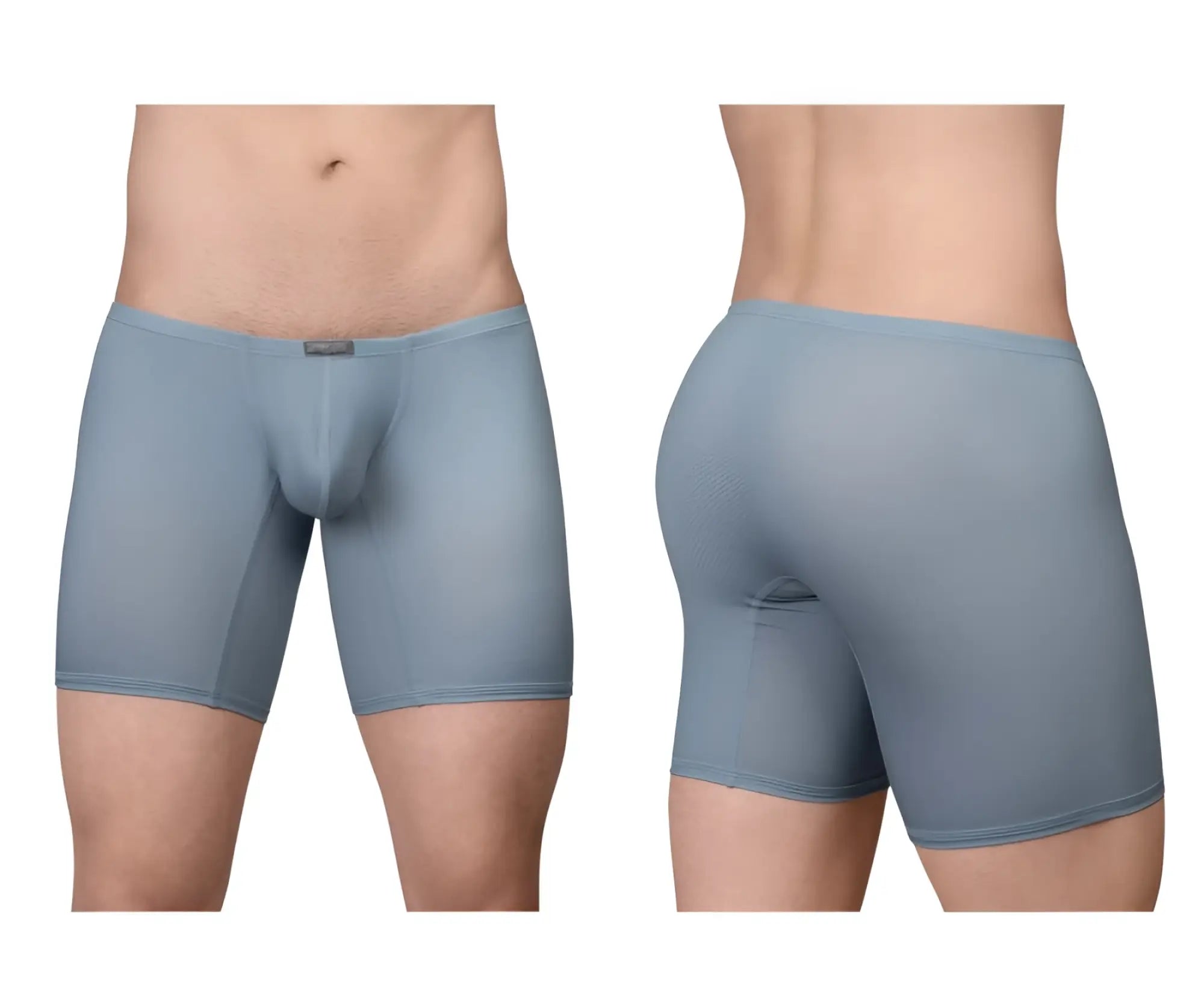 Light blue ergoWear ew1808 x4d se form-fitting boxer briefs with subtle texture and small waistband brand tag
