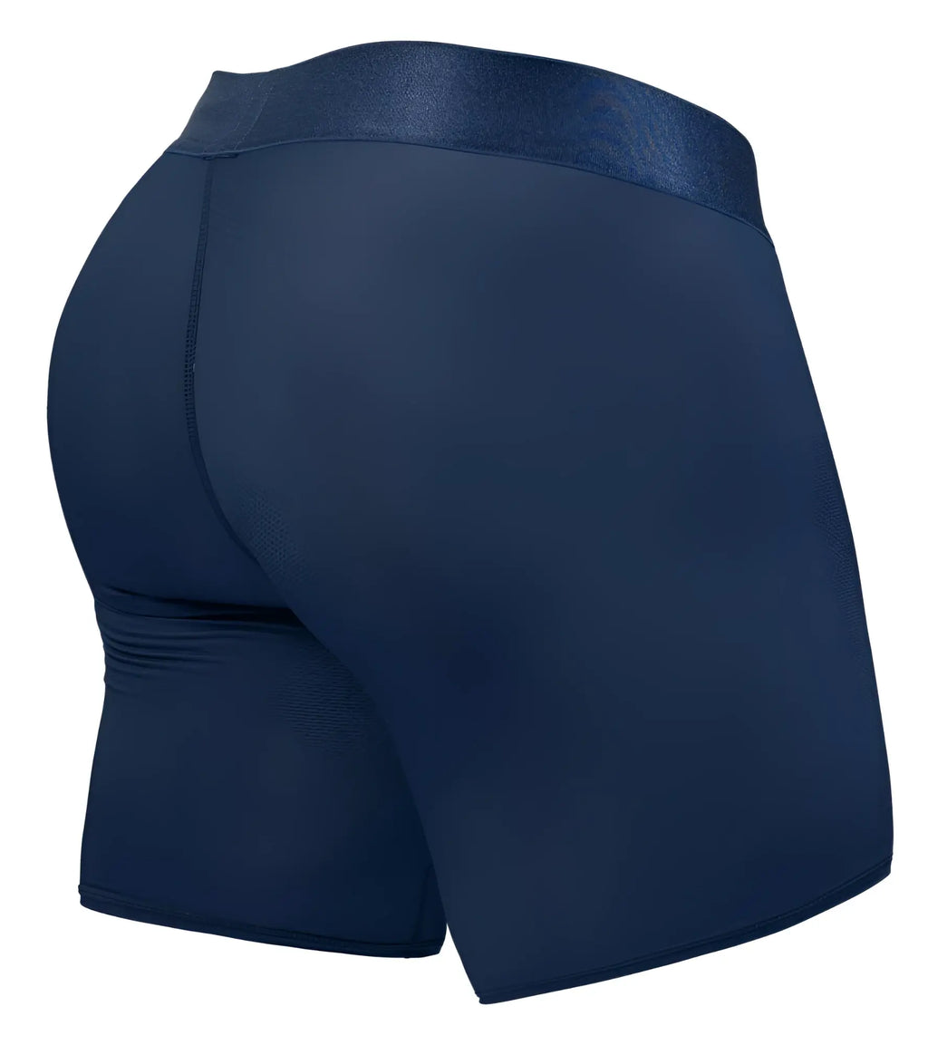 Navy blue ergowear ew1815 max bold se boxer briefs with textured waistband designed for athletic comfort