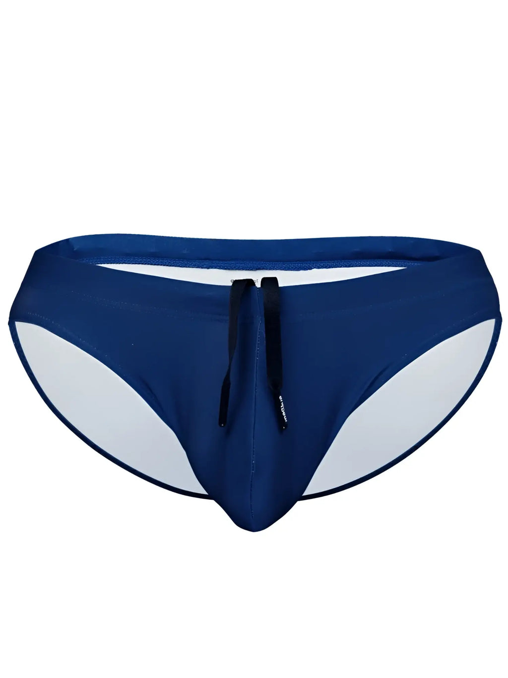 Navy blue and white ErgoWear EW1833 X4D SW swim bikini with drawstring waistband for comfortable beachwear