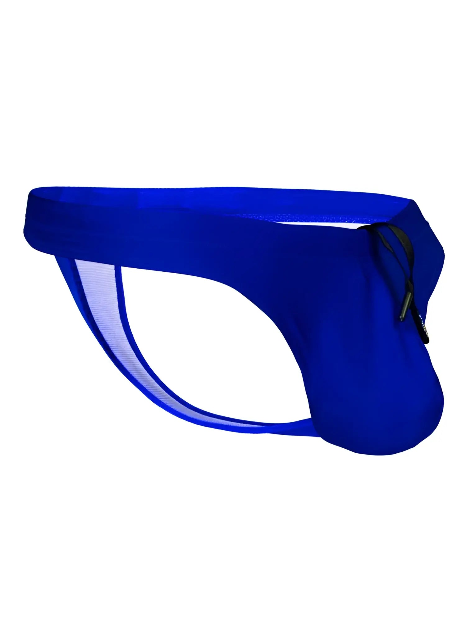 Ergowear ew1834 x4d sw royal blue mesh swim thongs with solid waistband and side ties in skydiver color