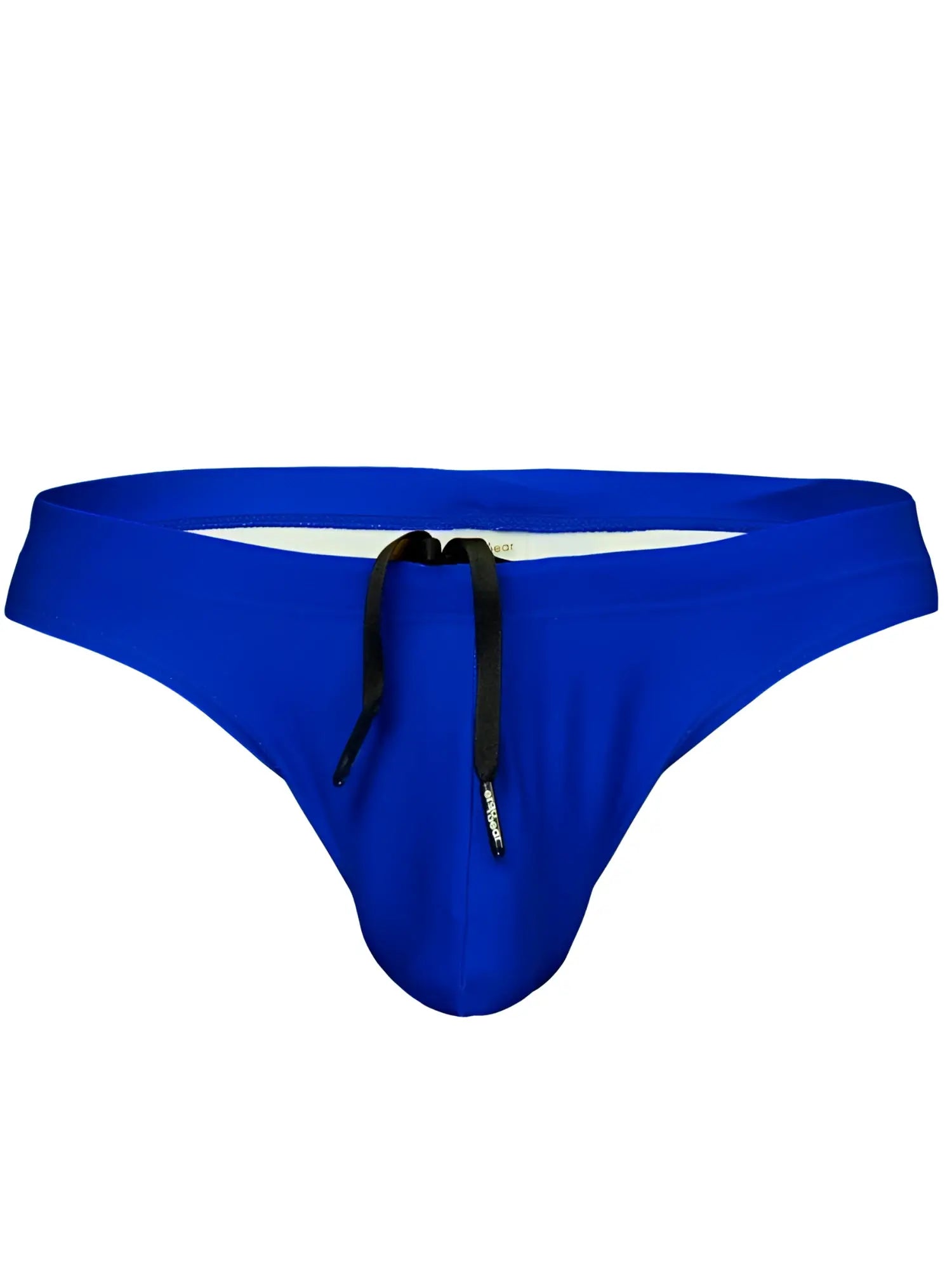 Vibrant royal blue ergoWear EW1834 X4D SW swim thongs with black drawstring and subtle brand tag color skydiver