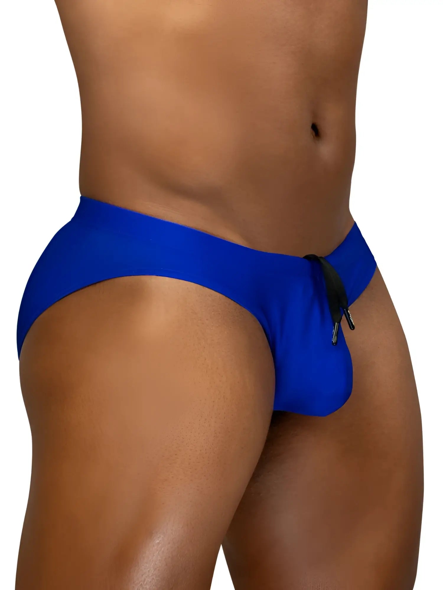 ErgoWear ew1835 x4d sw swim bikini bright blue swim trunks with black drawstring for comfortable beachwear