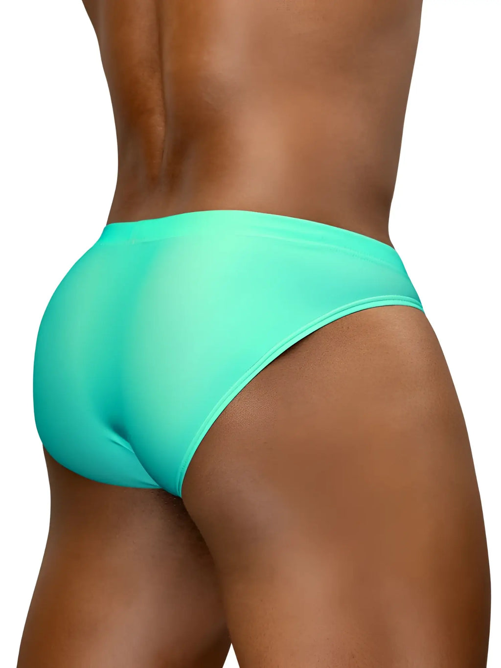 Ergowear ew1837 x4d sw swim bikini in aqua is a sleek solid turquoise brief with a smooth form fitting design