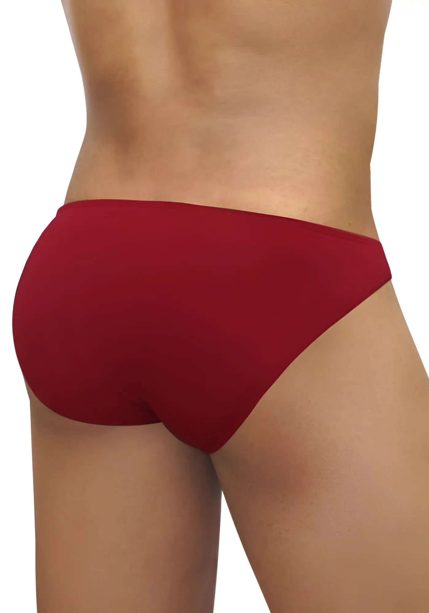 Red briefs ergowear feel modal bikini underwear scarlet with smooth form-fitting design size s