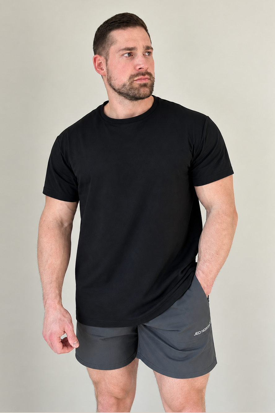 Jed North Men's Athletic Training Tee - Black