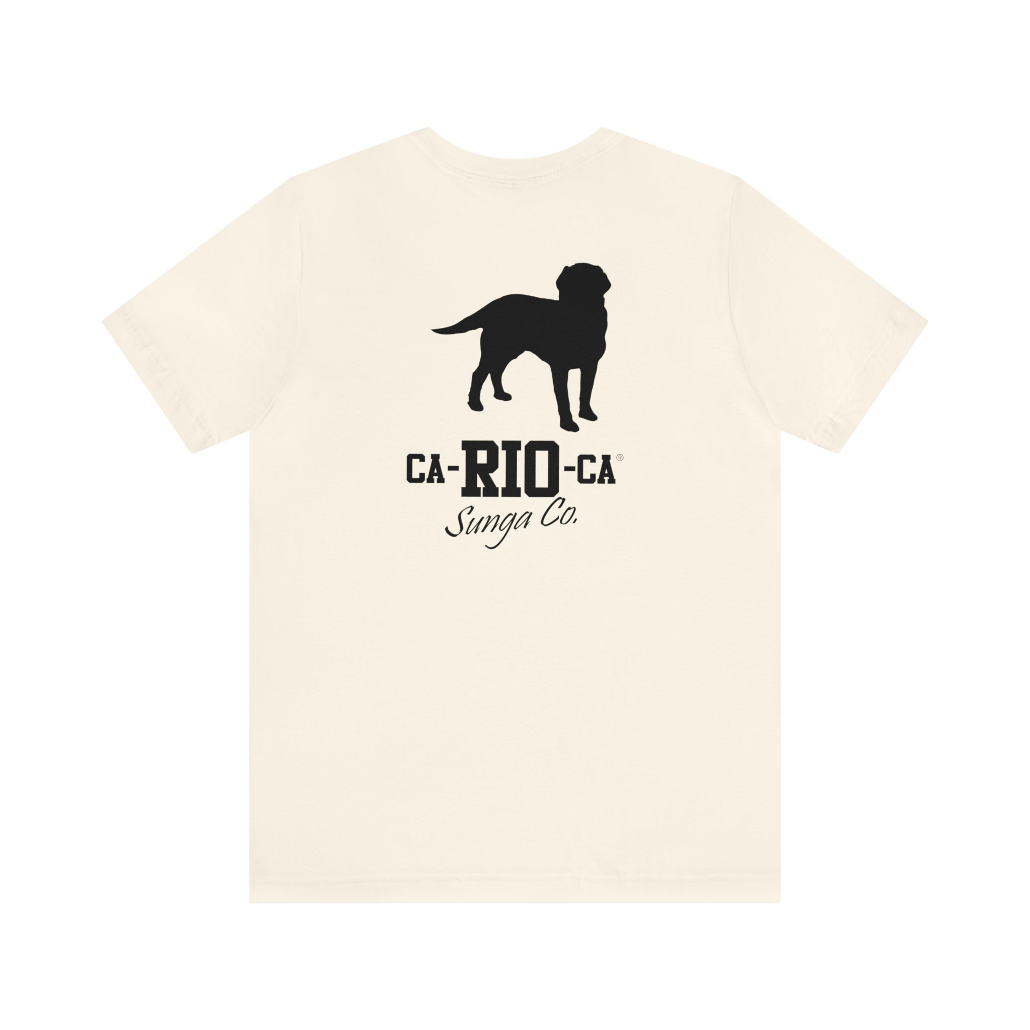 CA-RIO-CA LOGOTIPO SCHWARZES PRINT-T-SHIRT - HERREN-TANKTOP 