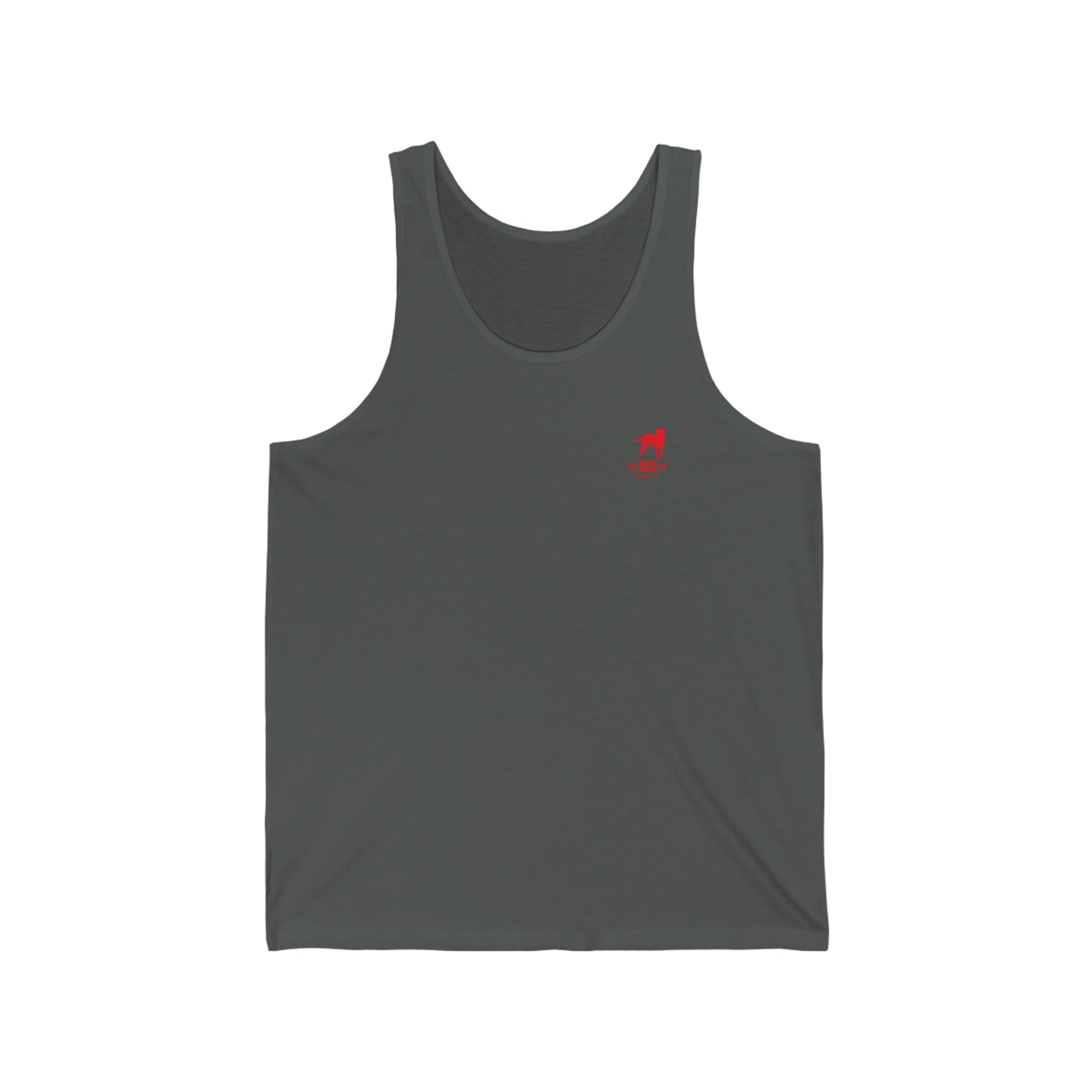 CA-RIO-CA Tanktop mit rotem Logo-Print - Tanktop für Herren