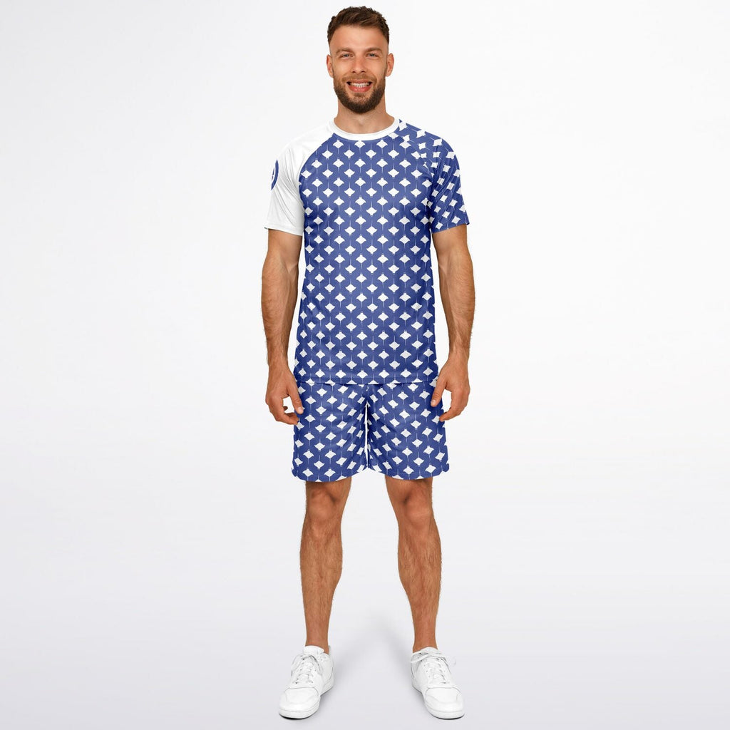 Maris Equi Manta Ray Print Top and Shorts For Men