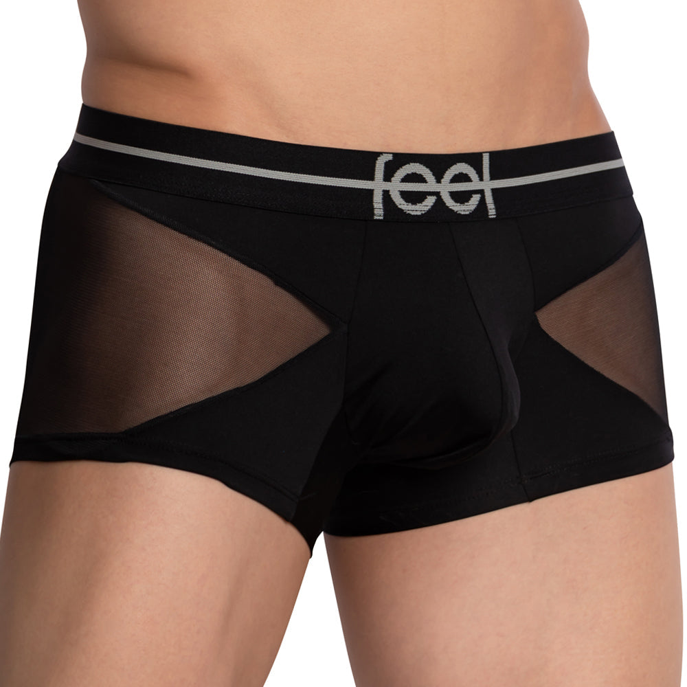 Feel FEG028 Glänzende Sport-Boxershorts