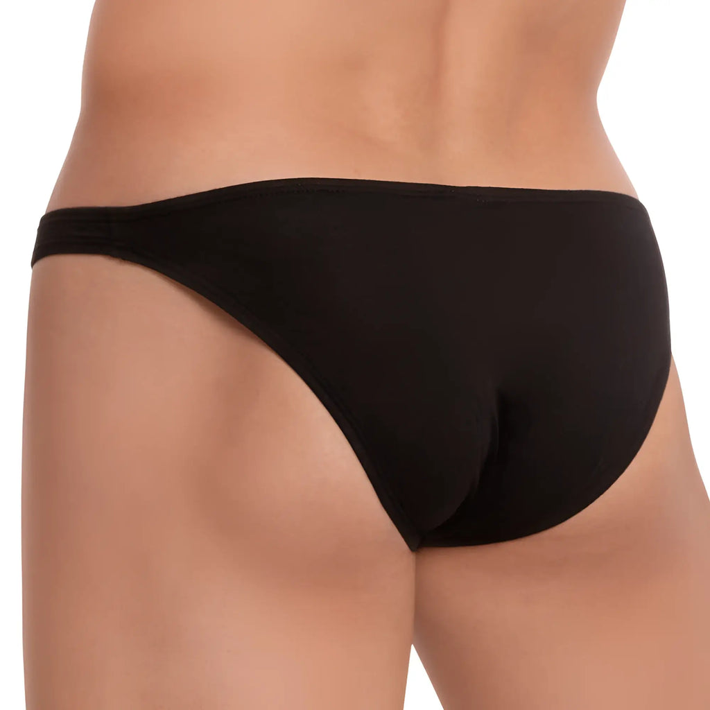 Black seamless Feel FEI015 bikini brief with smooth form-fitting design for comfortable all-day wear