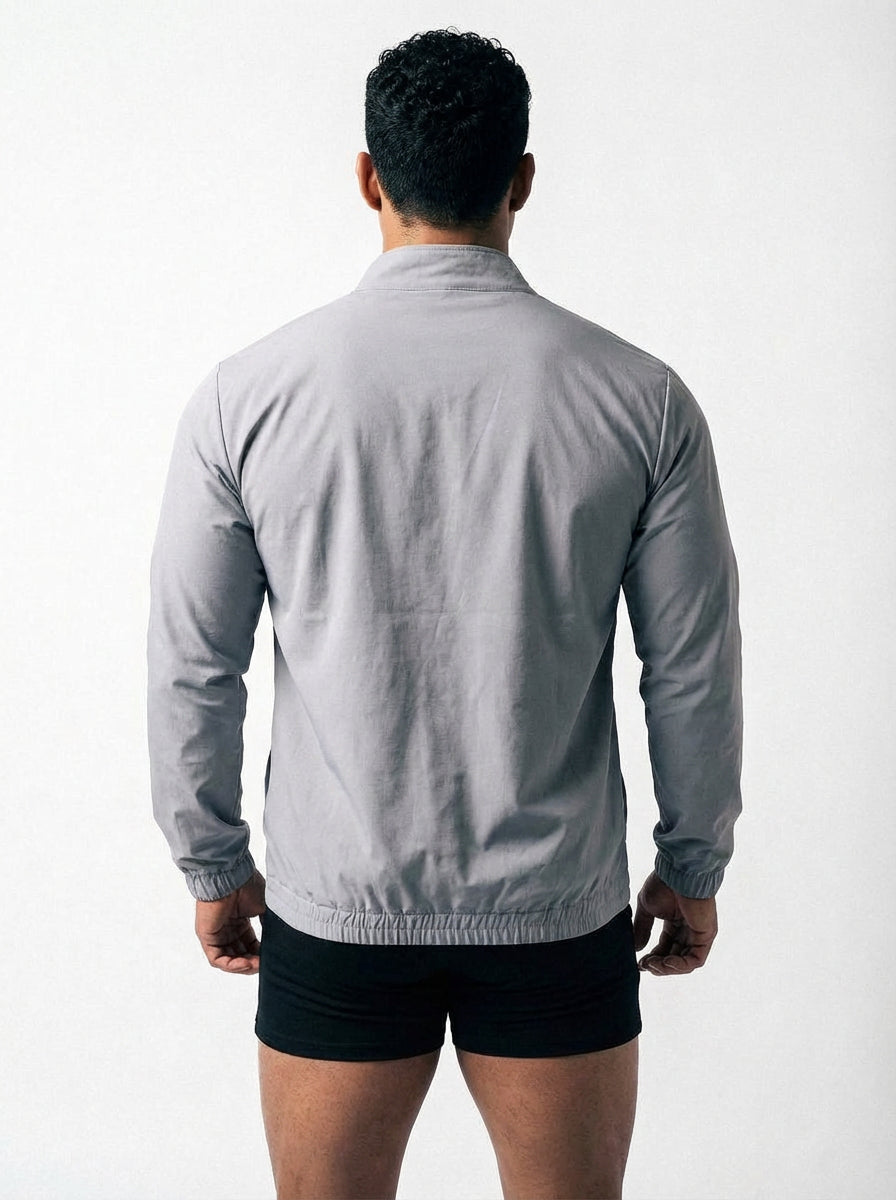 Jed North Full-Zip Trainingsjacke – Silber