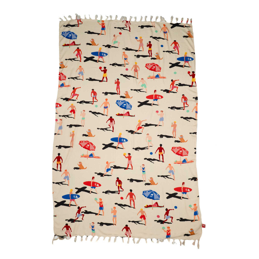 CA-RIO-CA COQUEIR Cangas de Praia- Brazilian Beach Towel (Sarong / Pareo)