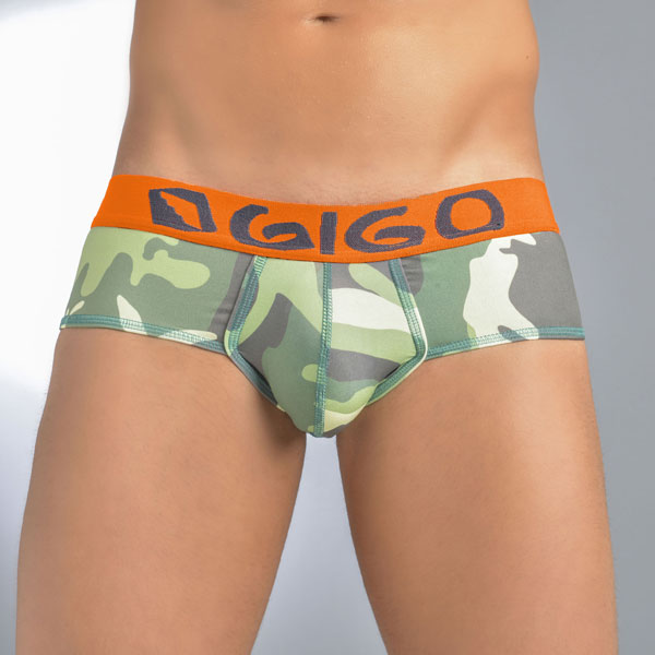 Calzoncillos tipo slip Gigo CAMUFLADO Talla S