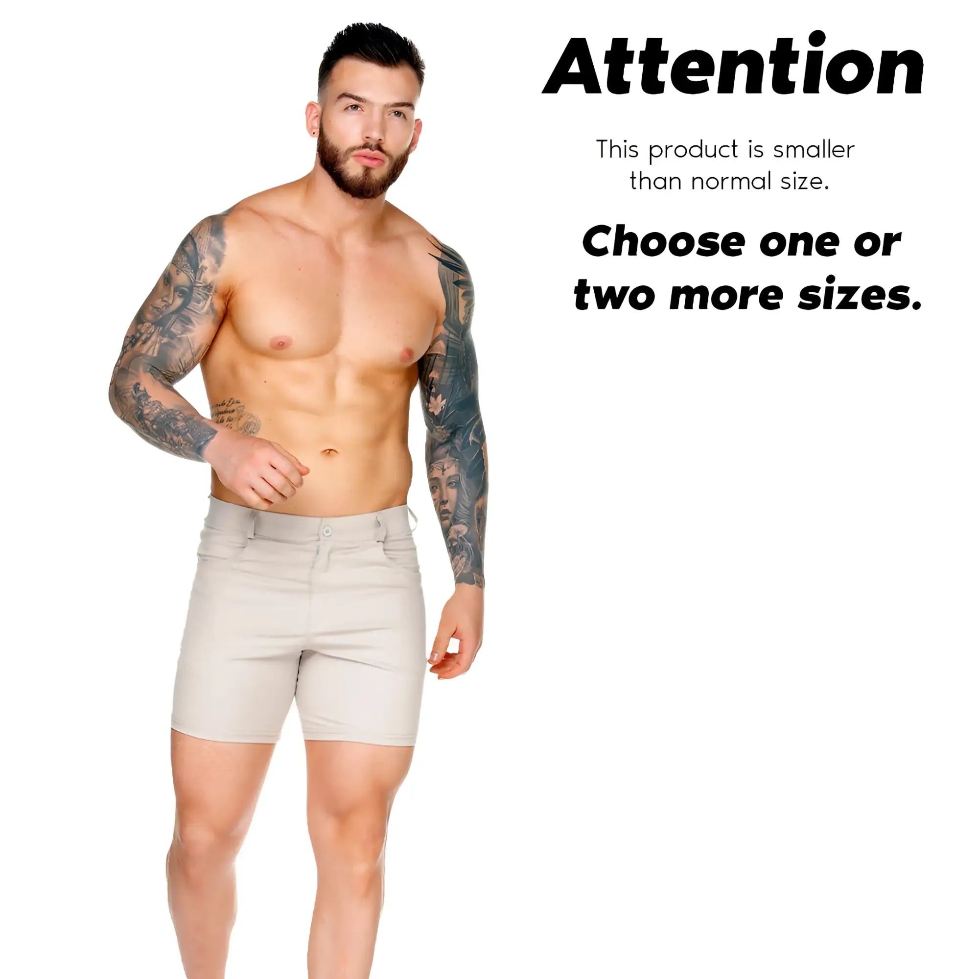 Beige men’s tailored fit shorts with classic design from gigo classic forever perfect for casual wear