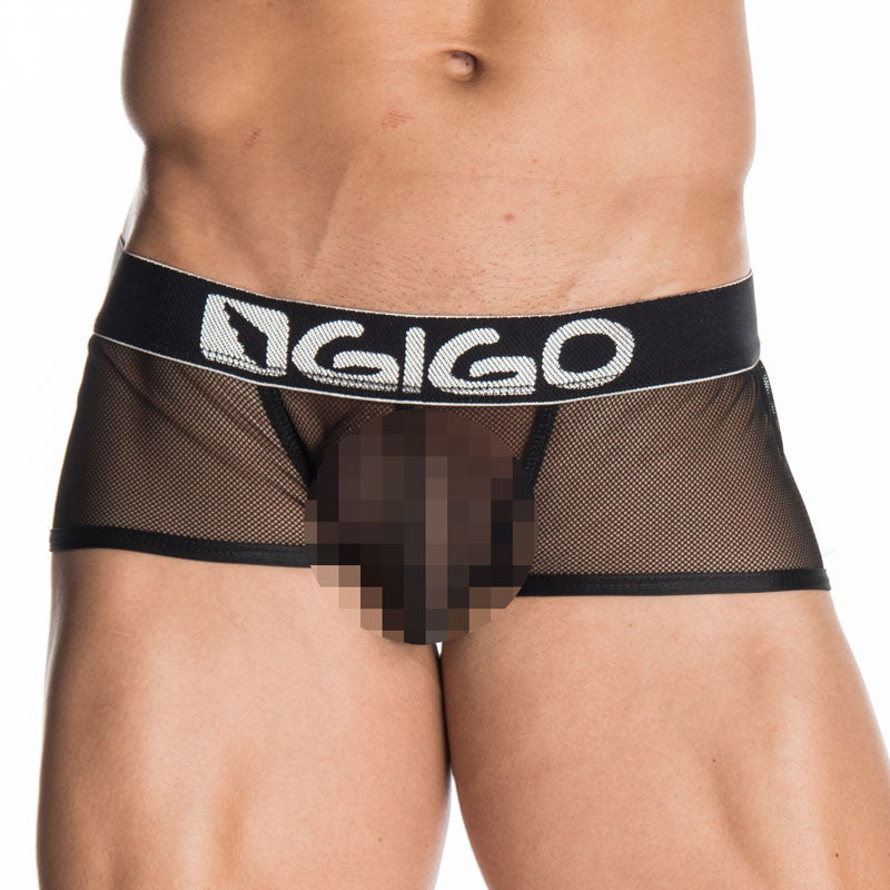 Calzoncillos tipo bóxer cortos Gigo SHADOW BLACK G02131 Talla XL